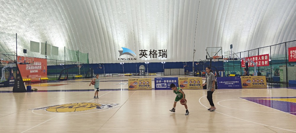 氣膜籃球館里的打球體驗(yàn)，打造IP效應(yīng)