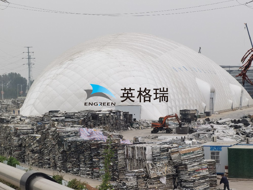 快速搭建、節(jié)能環(huán)保的物流解決方案丨氣膜倉庫